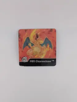 Charizard & Chameleon Action Flipz Series 1 Artbox 1999 Pokemon Lenticular - Image 1