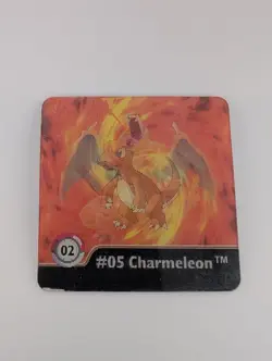 Charizard & Chameleon Action Flipz Series 1 Artbox 1999 Pokemon Lenticular - Image 4