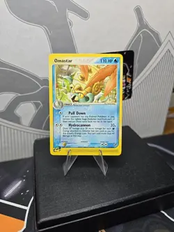 Pokemon OMASTAR 19/100 Regular rare EX Sandstorm - Image 1