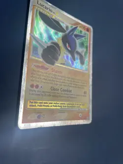 Pokemon TCG Lucario LV.X Diamond & Pearl Black Star Promo DP12 Holo Promo LP - Image 2