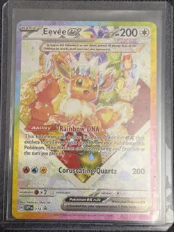 Pokemon TCG Eevee EX SVP 174 Ultra Rare Holo Promo - Image 1