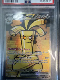 2023 Pokemon Paradox Rift Gholdengo ex Special Illustration Rare 252/182 PSA 10 - Image 2