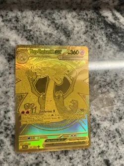 Pokemon TCG Phantasmal Flames Mega Charizard X Ex Gold Mega Hyper Rare 130/094 - Image 4