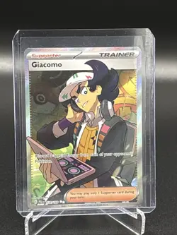 Pokemon TCG Giacomo Scarlet & Violet Paldea Evolved 252/193 Holo Ultra Rare - Image 1