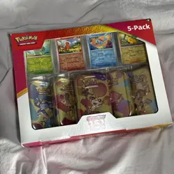 Pokemon TCG Scarlet & Violet 151 Costco 5 Pack Mini Tins Bundle | New & Sealed ✅ - Image 1