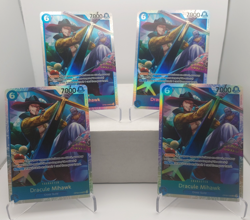 Dracule Mihawk Playset - OP09-048 x4 - PRB02 Reprint - One Piece TCG - Image 1