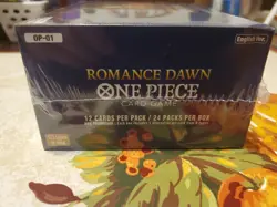 One Piece Card Game Romance Dawn Booster Box OP-01 (White Bottom) *NEW/DAMAGED - Image 5