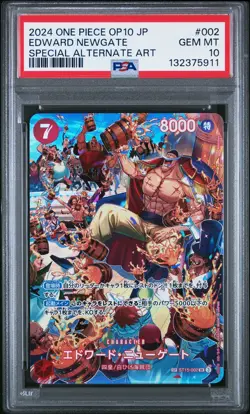 PSA 10 Edward Newgate SP Parallel ST15-002 Japanese Royal Blood One Piece Card - Image 1