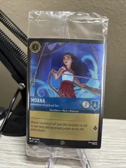 Cinemark Promo Card Disney's Lorcana Moana Adventurer of Land and Sea 26/P2 - Image 1