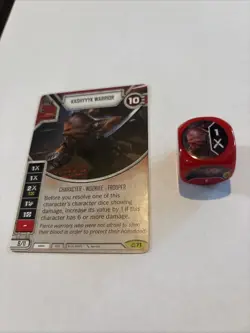 Star Wars Destiny Covert Missions Card & Die #71 Kashyyyk Warrior - Image 1