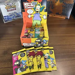 The Simpsons Trading Card Game Booster Pack Lot Of 28 Wizards of The Coast New - Image 1