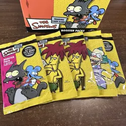 The Simpsons Trading Card Game Booster Pack Lot Of 28 Wizards of The Coast New - Image 2