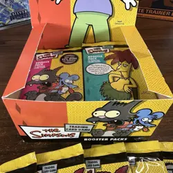 The Simpsons Trading Card Game Booster Pack Lot Of 28 Wizards of The Coast New - Image 3