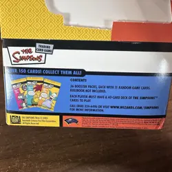 The Simpsons Trading Card Game Booster Pack Lot Of 28 Wizards of The Coast New - Image 5