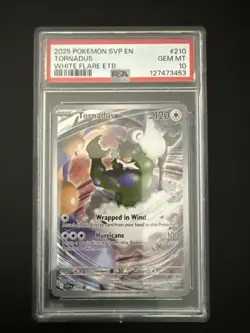 Tornadus 210 Sv: Scarlet & Violet Promo Cards Holo PSA 10 GEM MINT - Image 1