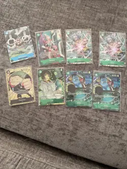 One Piece Alternate Art Lot 8 Cards English As Shown - Image 1