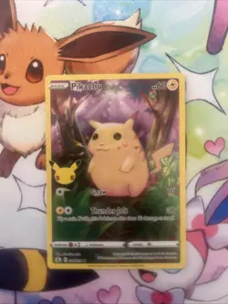 Pokemon TCG Celebrations Pikachu Holo Card 005/025 25th Anniversary - Image 4