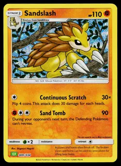 Sandslash 009/034 Trading Card Game Classic Classic Collection - Image 1