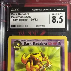 CGC 8.5 Graded Card Lot RADIANT CHARIZARD & DARK KADABRA - Image 3