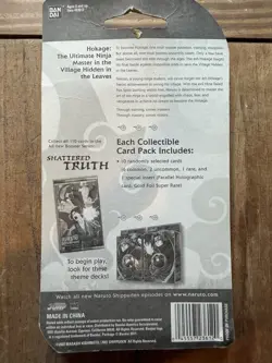 Naruto Shippuden Trading Card Game Shattered Truth Booster Pack Unopened RARE - Image 2