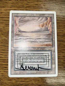 1x Underground Sea (Revised) MTG signed by Rob Alexander - Image 1