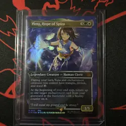 MTG x Final Fantasy YUNA, HOPE OF SPIRA 571 Borderless Track Foil - Image 1