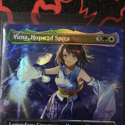 MTG x Final Fantasy YUNA, HOPE OF SPIRA 571 Borderless Track Foil - Image 2