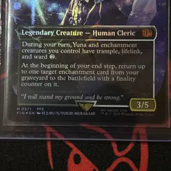 MTG x Final Fantasy YUNA, HOPE OF SPIRA 571 Borderless Track Foil - Image 3