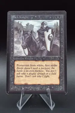 Black Knight: 1993 Magic the Gathering - Limited Edition Beta Regular - Image 1