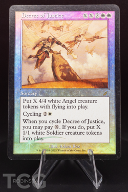 Decree of Justice: 2003 Magic the Gathering - Scourge Foil - Image 1