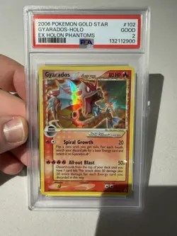 PSA 2 Gold Star Gyarados Ex Holon Phantoms Eng. Pokemon - Image 1