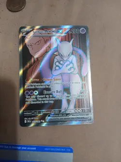 Pokemon TCG Team Rockets Mewtwo EX 213/182 Ultra Rare - Image 1