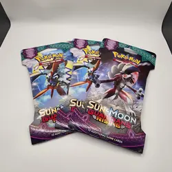 Pokemon Sun & Moon Guardians Rising Sleeved Booster Packs - Set of 3 New Sealed - Image 1