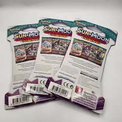 Pokemon Sun & Moon Guardians Rising Sleeved Booster Packs - Set of 3 New Sealed - Image 2