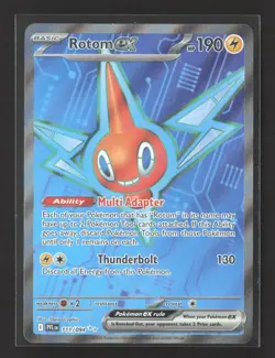2025 Pokemon Scarlet & Violet Paldean Fates Rotom EX #111/94 - Image 1