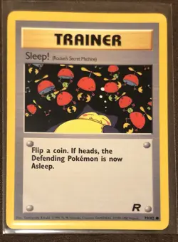 2000 Pokemon Trainer Sleep! Rocket's Secret Machine #79/82 Regular - Image 1