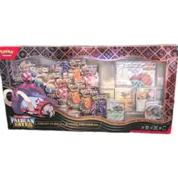 Pokemon Paldean Fates Great Tusk ex & Iron Treads ex Premium (SHIPS SAME DAY) - Image 1