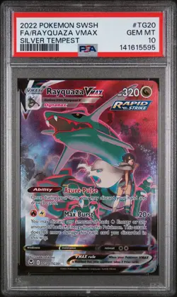 Rayquaza VMAX ⭐ TG20/TG30 Silver Tempest 2022 Pokemon PSA 10 - Image 1