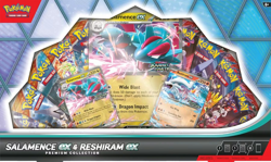 Pokemon Salamence ex & Reshiram ex Premium Collection Box 10PACKS FREE SHIPPING! - Image 1