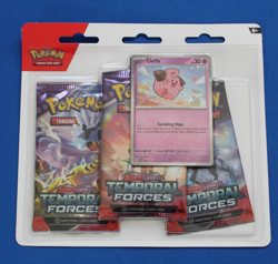 POKEMON SCARLET & VIOLET TEMPORAL FORCES BLISTER PACK WITH CLEFFA PROMO - Image 1
