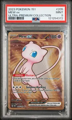 2023 POKEMON 151 ULTRA-PREMIUM COLLECTION #205 MEW EX PSA 9 - Image 1