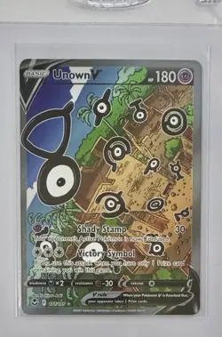 Pokemon Unown V (Alternate Full Art) 177/195 SWSH12: Silver Tempest Ultra Rare - Image 1