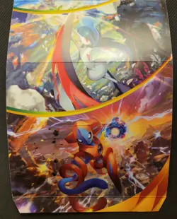 Pokemon XY Roaring Skies ETB Player's Guide & Box Liner Featuring Rayquaza - Image 4