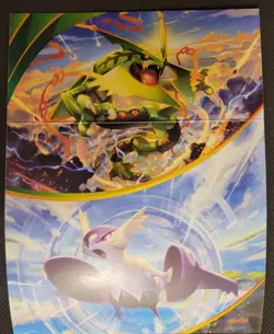 Pokemon XY Roaring Skies ETB Player's Guide & Box Liner Featuring Rayquaza - Image 5
