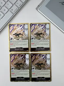 Ground Death OP14-096 R x4 Playset | One Piece ENGLISH | MINT - Image 1