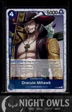 Dracule Mihawk (OP11 Release Event) #P-081 One Piece Near Mint or Better - Image 1