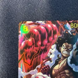 Monkey D. Luffy Alt Art OP11-118 SEC A Fist of Divine Speed ONE PIECE Japanese - Image 2