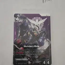Bandai Gundam Exia ST07-001 LR+ Unit Card Gundam TCG ST07 English - Image 3