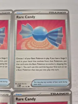 4x Rare Candy Mega Evolution Pokemon TCG Playset Deck Building Playable Cards - Image 2