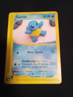 Pokemon Squirtle TCG Expedition Base Set Card 131/165 Regular Common - Image 1